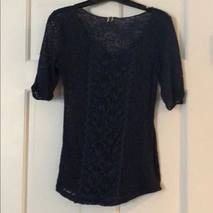 (BKE) 3/4 length sleeve top